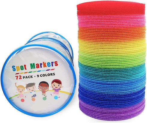 Aaskuu Carpet Floor Spots Markers, Circles Dots for Teachers and Kids, 4 Inch