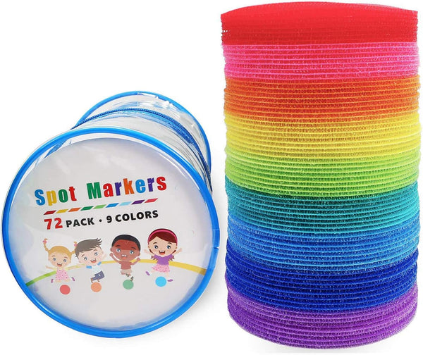 Aaskuu Carpet Floor Spots Markers, Circles Dots for Teachers and Kids, 4 Inch
