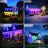 KIKO 100FT Permanent Outdoor Lights,RGB Waterproof Smart LED Eaves Lights with App Remote Control,for Christmas and All