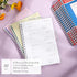 Crtiin 10 3 100 Sets 4 (7-5/8" 10-7/8") Pcs Part Spiral Carbonless Money and Rent Receipt Book with Carbonless Copies