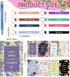 PerKoop 48 Pcs Inspirational Gifts Bulk Motivational Notepads Ballpoint Pens Keychains Set Floral Flower Journal Notebooks Christian Gifts for Teachers School Office Party Favor Supplies