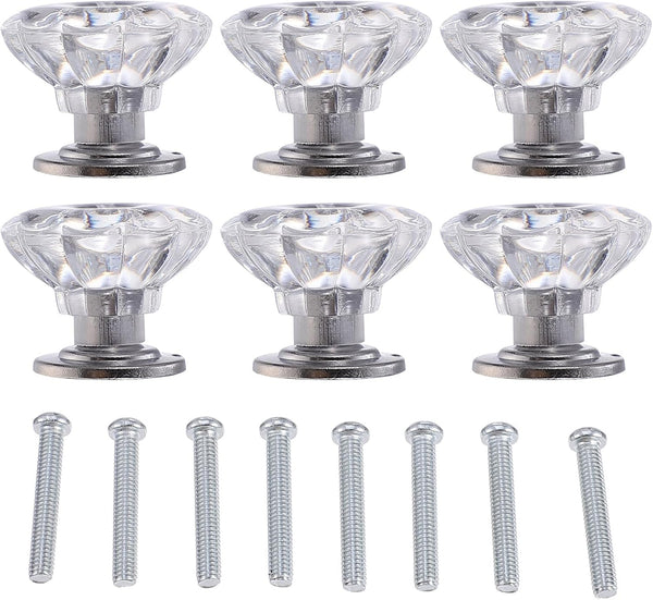 Alipis 6pcs Small Plastic Knobs Cabinet Pulls Mini Decorative Handles for Bedside