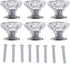 Toddmomy 6pcs Mini Drawer Knobs Crystal Cabinet Pulls Plastic Jewelry Box Handles