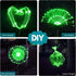 JJGoo Solar Garden Lights, 2 Pack 120 LEDs Solar Firework Lights with 2 Lighting Modes for Outdoor Waterproof Decoration