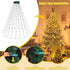 Tosylin 6.56Ft 16 400 17 Smart Christmas Tree Lights with Ring, x Lines String LED Indoor Outdoor with APP Control
