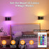 16 Dimmable Battery Operated Wall Sconce with Remote Colors RGB Wall Light Rechargeable Wireless Magnetic Cordless Led