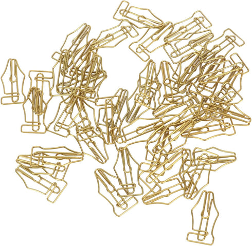 Jumbo Paper Clips - 100 Pcs Fancy Cute Large Plastic Covered Wire Clips for Home School Office