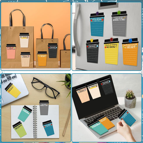 Kosiz 30 Set Employee Appreciation Coffee Cup Notepad Bulk, Motivational Notes with Pens, Christian Gifts for Teacher