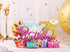 Liif Happy 75th Birthday 3D Greeting Pop Up Card, 75 Birthday Card for Women, Men, with Balloon and Champagne Design