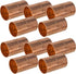 10-Pack 3/4-Inch Copper Coupling with Stop, C x C Sweat Connection, Certified Safe (CWCR0034-10P)
