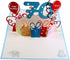 iGifts And Cards Happy 70th Birthday 3D Pop Up Greeting Card, Awesome Gifts for Women Turning Seventy