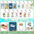 60 Set Fumete Employee Appreciation Gifts Bulk for Teacher Nurse Animal Pun Note Card Funny Resin Desk Pet Small Thank