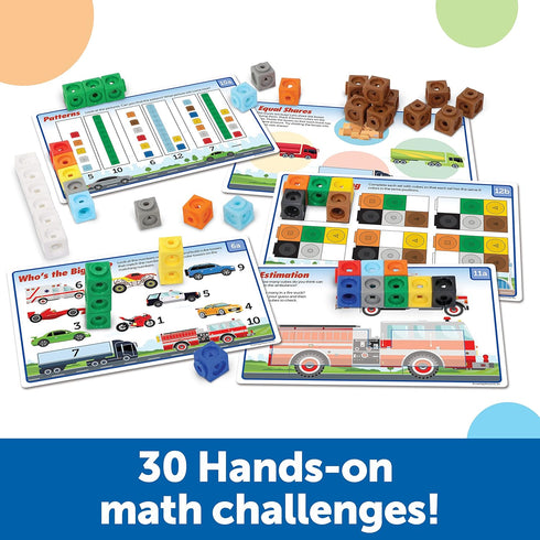 Set: 115 5 Set Learning Resources MathLink Cubes Kindergarten Math Activity Mathmobiles Pieces, Ages and Up