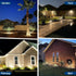 2 Pack 4 Solar Spot Lights Outdoor, Outdoor Solar Lights for Yard Waterproof, Lighting Modes Solar Landscape