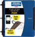 Five Star Flex Refillable Notebook + Study App, College Ruled Paper, 1 Inch TechLock Rings, 200 Sheet Capacity, Pacific