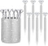 Pen Holder with 6 Pcs Bling Diamond Pens, Glitter Desk Organizer for Women Girls Classroom Offices