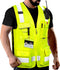 NoCry Premium Reflective Safety Vest for Men, Heavy Duty Stitching, ANSI Class 2