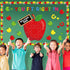 Back to School Bulletin Board Decorations Set, Apple Puzzle Pieces Cutouts for Classroom First Day Supplies