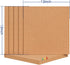 SVOPY 8-Pack Square Cork Bulletin Board Tiles - Extra Thick 12x12 Inches for Home Office Decor and Display