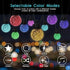 Lemontec 25 Bulbs IP65 8 4 15ft Solar Led Smart String Lights, LED RGBW Color Changing Patio String Light App Control