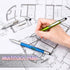 Zonon 36 Pcs Multitool Tech Pen, 6 in 1 Ink Pens with Ruler, Level Gauge, Screwdriver, Touch Screen Ballpoint Pens