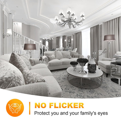 E12 Bulbs 100W C7 Dimmable 6000K 10W 1000 T6 E12 Bulbs 6 Pack LED Candelabra Equivalent Daylight White Lumen LED