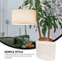 E27 E14 Woven Lamp Shade Cover Rattan Oval Lampshade Woven Light Cover for Bedside Lamp Floor Touch for Living Room