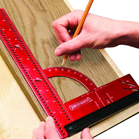 MC-Square300 (metric) - Aluminum Framing and Woodworking Square, Milescraft 8460