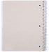 Mintra Office Durable Spiral Notebooks – 3 Subject, Lavender, Sage Green, Salmon, Wide Ruled, 3 Pack