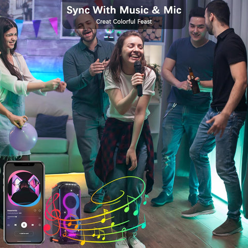 Cozylady 24V (7.5M/25Ft) RGB Neon LED Rope Lights, Waterproof Bluetooth APP Remote Control Music Sync Strip Lights