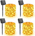 Minetom 4 Pack Solar String Lights, Total 132Ft 400 LED Solar Fairy