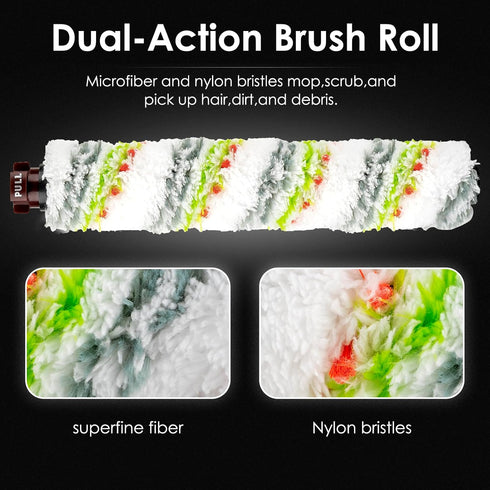 (2 Pieces) Multi-Surface Pet Pro Brush Rolls for Bissell CrossWave 1785 Series and CrossWave Pet Pro 2306A Vacuum