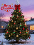 Hobbynors Set 7 7.5ft Vintage Christmas Bubble Lights - of Nostalgic Bubbling Lights on Green Wire, UL Certified Old