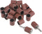 uxcell 30 Pcs 3/4 Inch Sanding Sleeves Sandpaper Set, 120 Grit with 2 Pcs 0.79 Inch Drum Mandrels for Rotary Tools