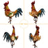 Tryme Rooster Solar Lights Outdoor Decorative Garden Statue Gifts for Chicken Lovers Women Mother Metal Yard Art