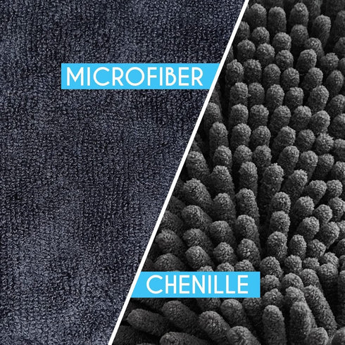 Microfiber Dry Erase White Board Cleaning Mitt, 2-Pack Double-Sided Multi-Surface Cleaning
