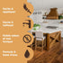 8.5oz 250ml Furniture Clinic Pre-Stain Wood Conditioner - Water-Based - Indoor and Outdoor Use - Low Odor and Non-Toxic