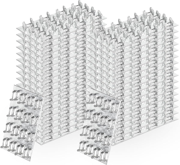 Truss Plates 2 X 4 Inch, 30Pcs Pronged Steel Mending Plate with Nail Teeth for Roofing Wood Connector