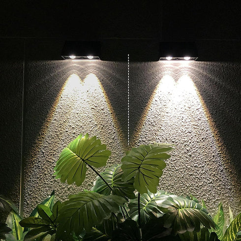 Lights,IP54 Topyond Solar Wall Light Outdoor,Cordless Solar Fence Waterproof Automatic LED Solar Powered Wall Sconces