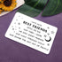 Engraved Metal Wallet Insert Card, Best Friends Gift, Funny Friendship Gift for Birthday Christmas Graduation