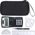 Khanka Hard Travel Case for Texas Instruments TI-30XIIS Scientific Calculator, Case Only (Black).