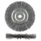 6-Inch Wire Wheel for Bench Grinder, 0.012 Carbon Steel, with 1/2" & 5/8" Arbor Hole