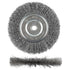 6-Inch Wire Wheel for Bench Grinder, 0.012 Carbon Steel, with 1/2" & 5/8" Arbor Hole