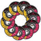 40/60/80/120 Mixed Grit Zirconia Flap Disc 4-1/2" x 7/8-Inch, Pack of 10 for Stainless Steel Grinding
