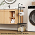 X-cosrack Freestanding Toilet Paper Holder Toilet Tissue Rack Scroll Stand Roll Dispenser with Storage Shelf Reserve