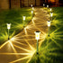 Solar Lights Outdoor 10 Pack Solar Pathway Lights Outdoor LED Waterproof Stainless