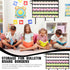 Crtiin 3 Pcs Foldable Bulletin Border Storage Pocket Chart, 41 x 24.5 Inch Classroom Organizer for Wall Borders