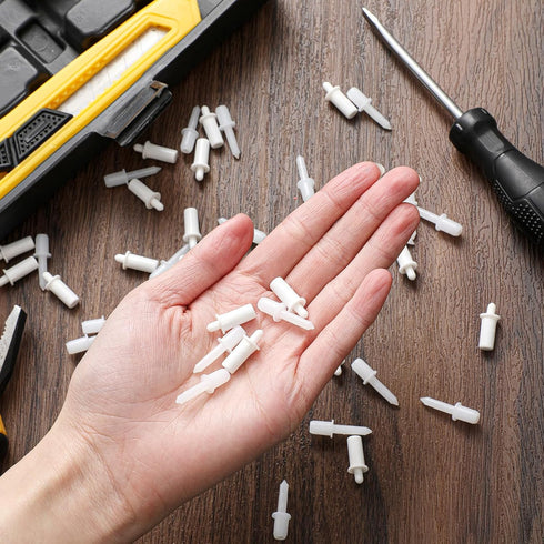 Maitys 80 Pcs Shutter Repair Pins, Plantation Shutter Fasteners Spring Loaded Replacement Repair Pins for Windows