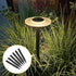 6 8.18 Inch 0.83 Inches) Litoexpe Pcs Reinforced Ground Spikes, ABS Plastic Solar Lights Stakes Replacement Stakes
