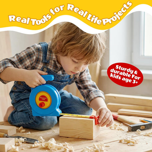 3 Feet./1M Counting Measuring Tape Retractable Soft Tape Measure Long Dual-Scale for Kids-Retractable Measuring Toy